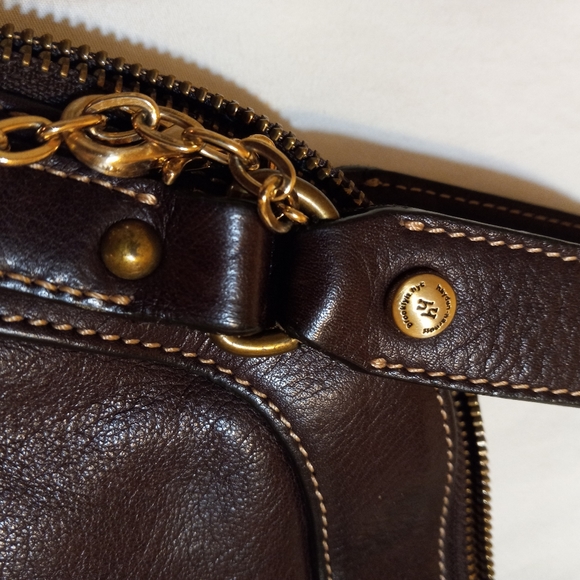 Hard to Find Hayden Harnett Ana Hobo Handbag in Chocolate Brown Leather - Picture 10 of 16